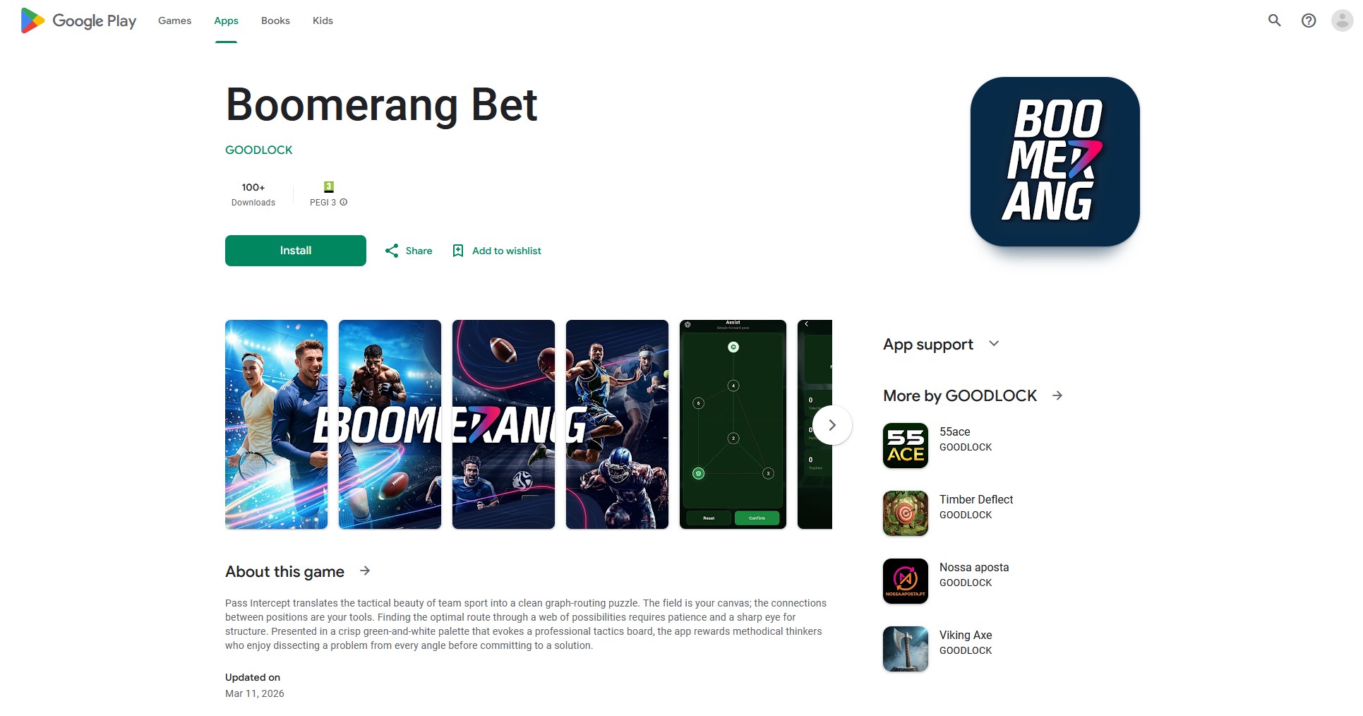 Boomerang Bet Android App